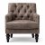 Elegant Button Tufted Velvet Armchair in Warm Taupe Finish Manufacturers, Suppliers in Delhi