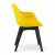 Modern Designer Side Chair in Textured Yellow Finish Manufacturers, Suppliers in Delhi