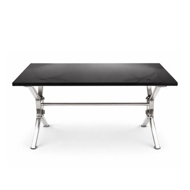 Rectangular Cast Iron Dining Table with Heavy Duty Cross Base Manufacturers, Suppliers in Delhi