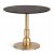 Round PVD Gold Stainless Steel Dining Table with Marble Top Manufacturers, Suppliers in Delhi