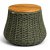 Compact Wicker Rope Side Table with Solid Wood Top Manufacturers, Suppliers in Delhi