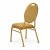 Round Back Gold Metal Banquet Chair with Beige Upholstery Manufacturers, Suppliers in Delhi