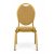 Round Back Gold Metal Banquet Chair with Beige Upholstery Manufacturers, Suppliers in Delhi