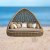Wicker Lounger with Cushions and Canopy for Relaxing Outdoor Spaces Manufacturers, Suppliers in Delhi